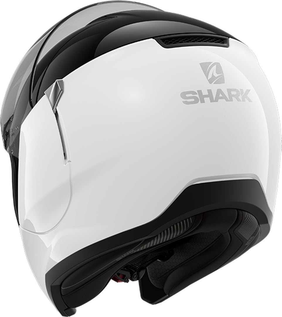 Shark Evojet Blank Dual Helmet black/white XL (61/62) Figure 2