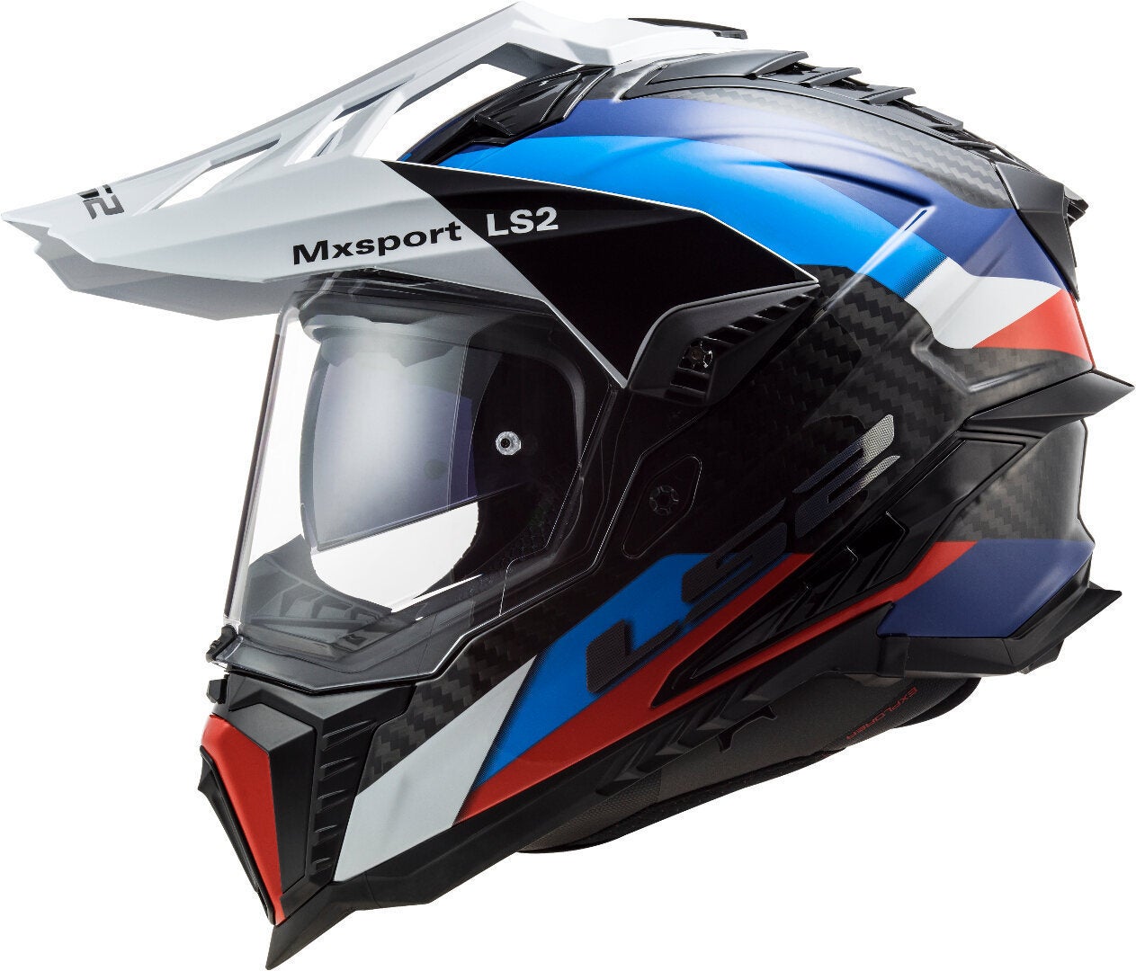LS2 MX701 C Explorer Frontier G Casco da motocross nero/blu XL (61/62) Figura 1
