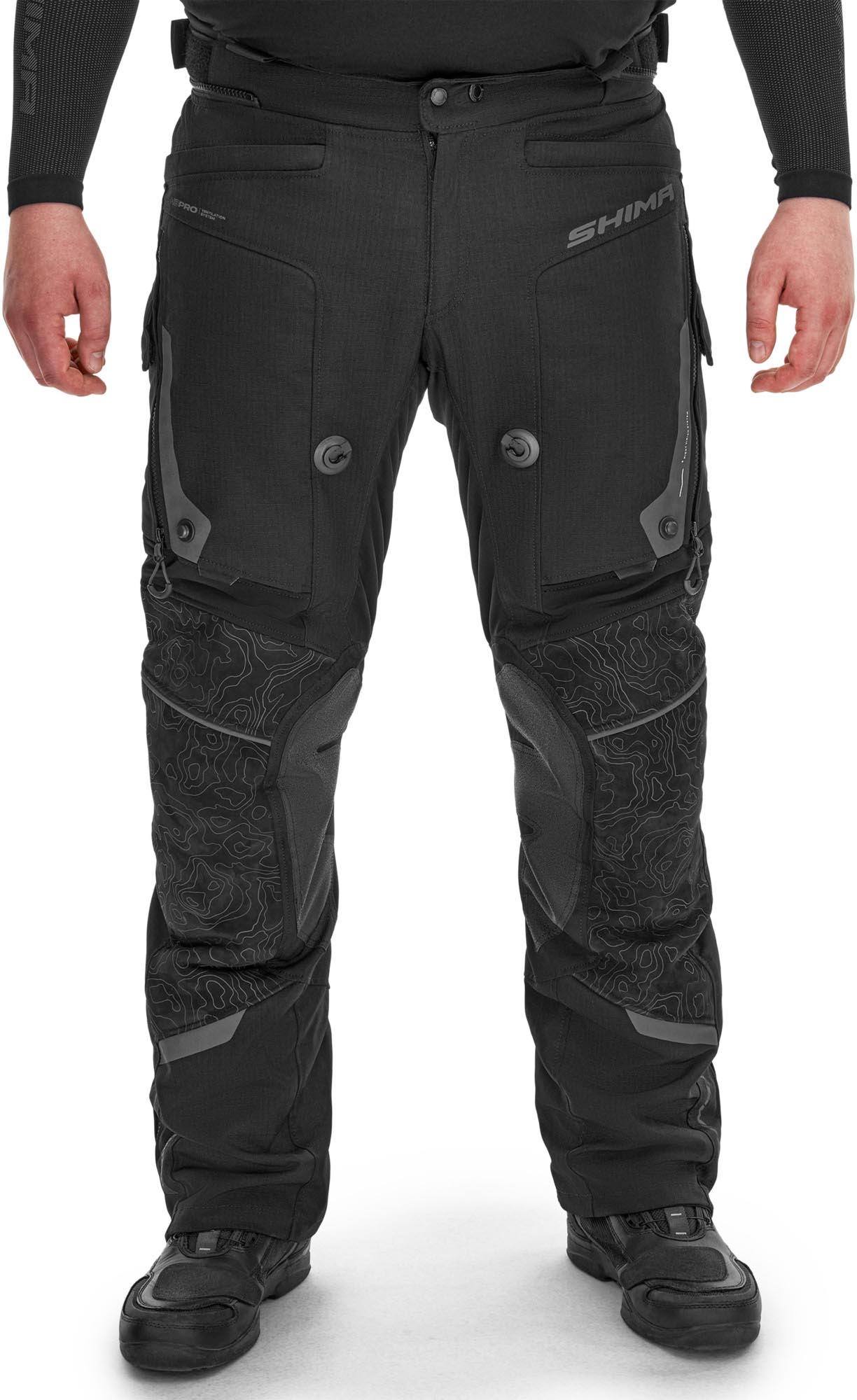 Side view of SHIMA Tracker Motorcycle Textile Pants