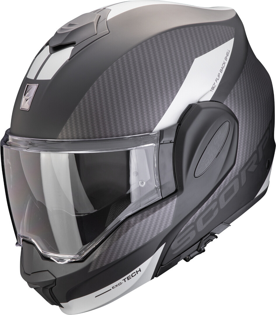 Scorpion Exo-Tech Evo Team Capacete preto fosco/prata S (55/56) Figura 1