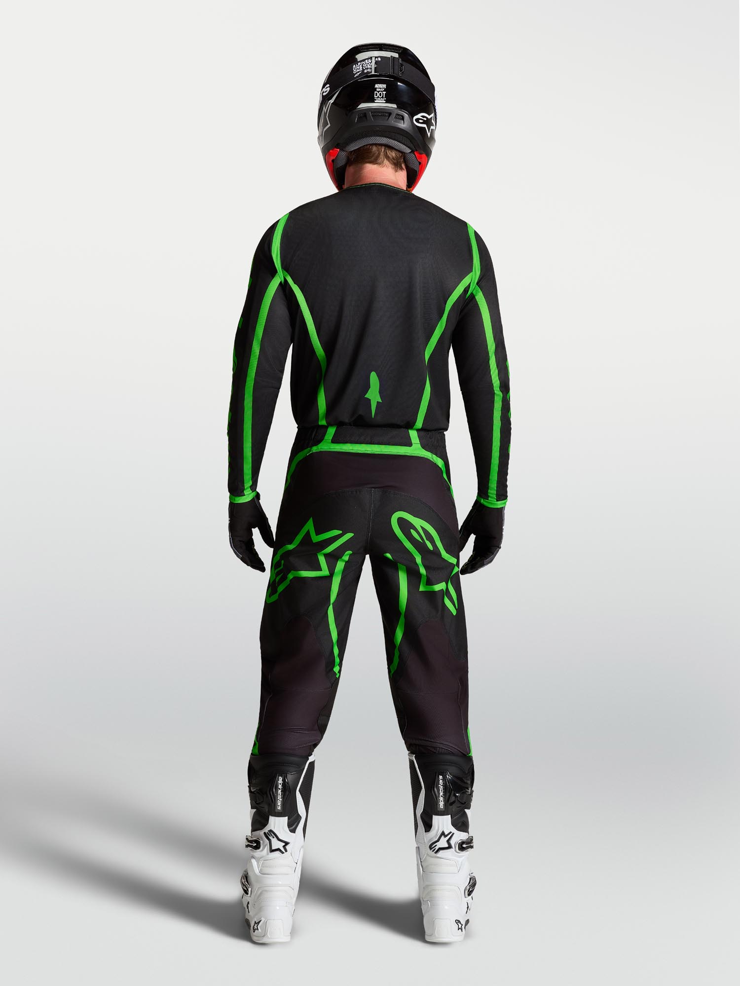 Side view of Alpinestars Fluid Apex V2 Motocross Pants