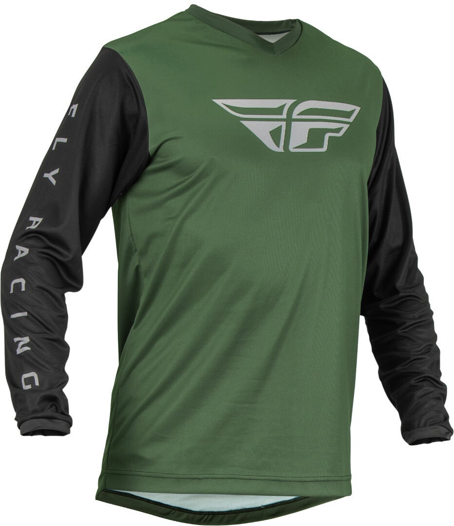 Fly Racing F-16 2023 Maillot de motocross noir/olive M Figure 1