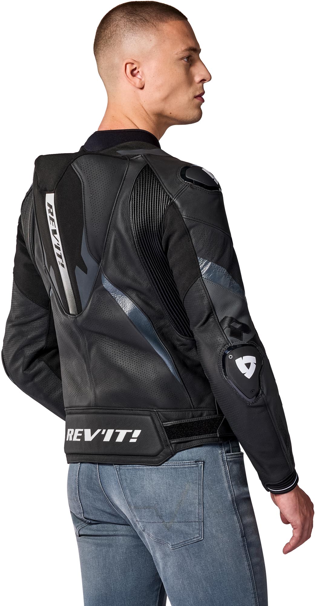 Revit Hyperspeed 3 Pro Motorrad Lederjacke schwarz/anthrazit 50 Abbildung 5