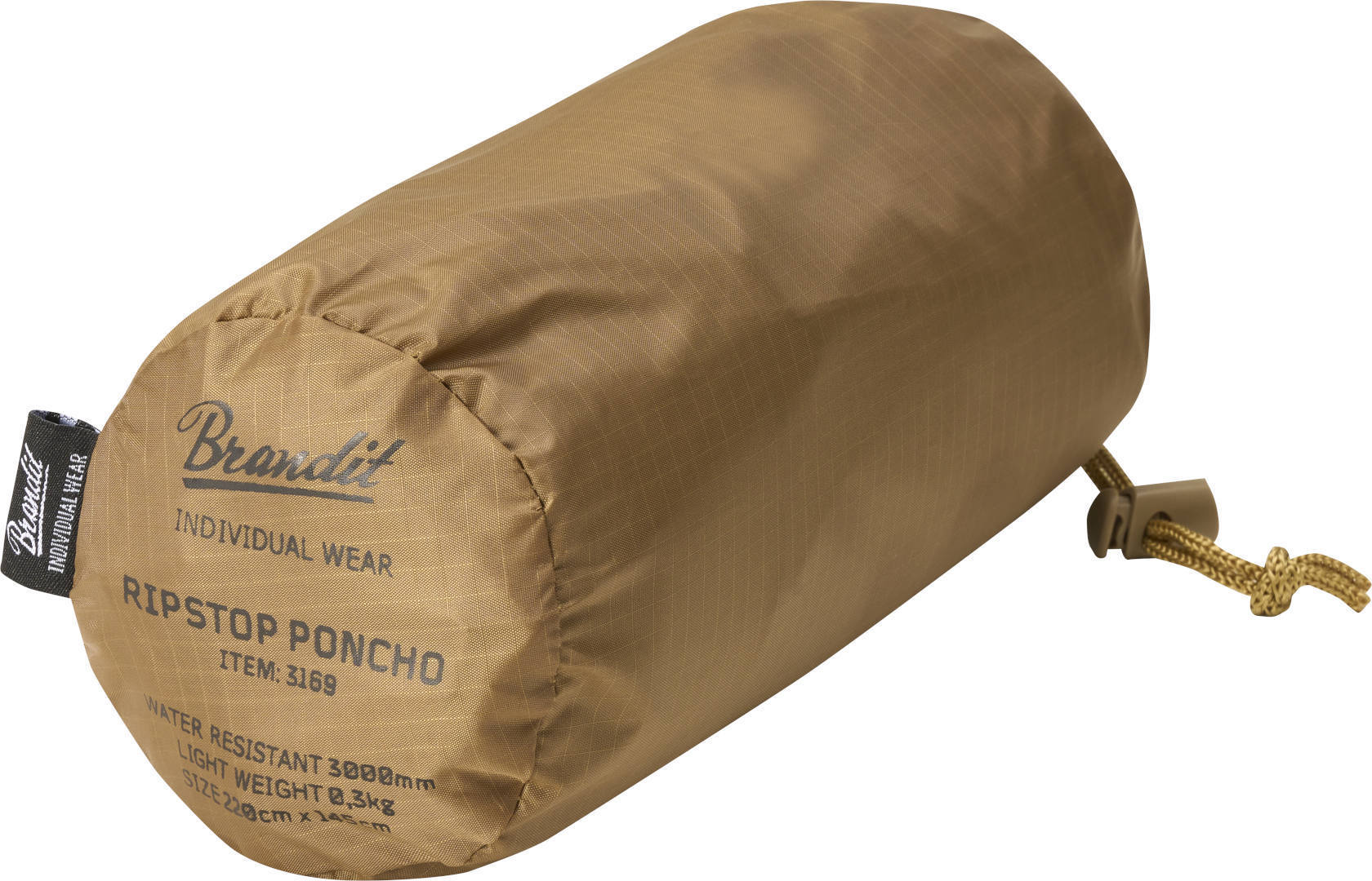 Brandit Ripstop Poncho brun Figur 2