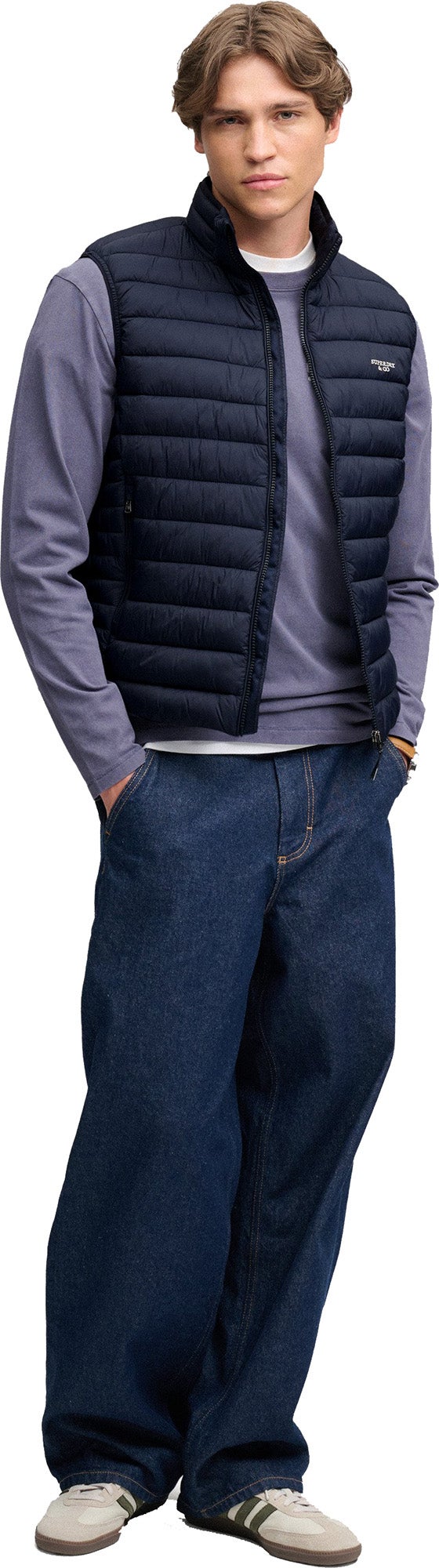 Superdry & Co Fuji Lite Weste marineblau S Abbildung 3