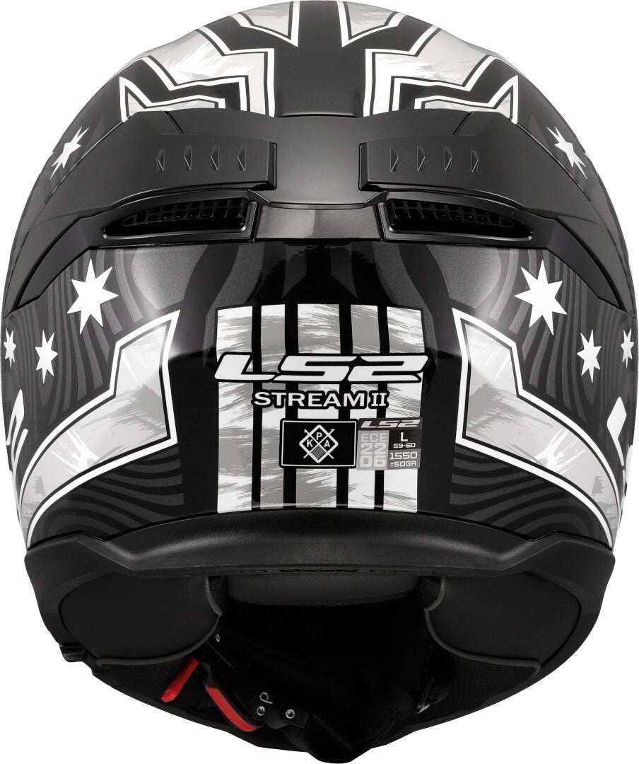 LS2 FF808 Stream II Galdam Casco Bianco/nero S (55/56) Figura 4