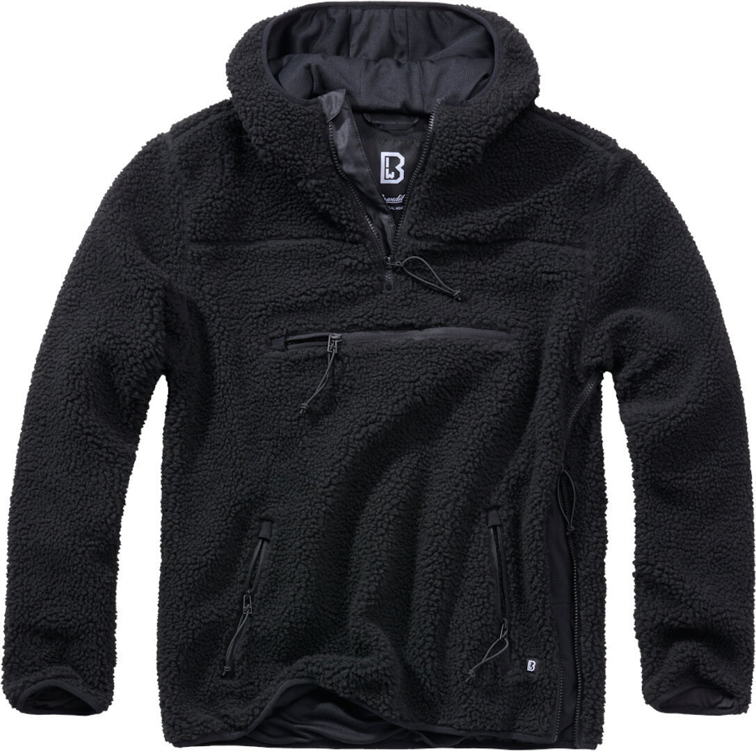 Brandit Teddyfleece Worker Pullover black L Figure 1