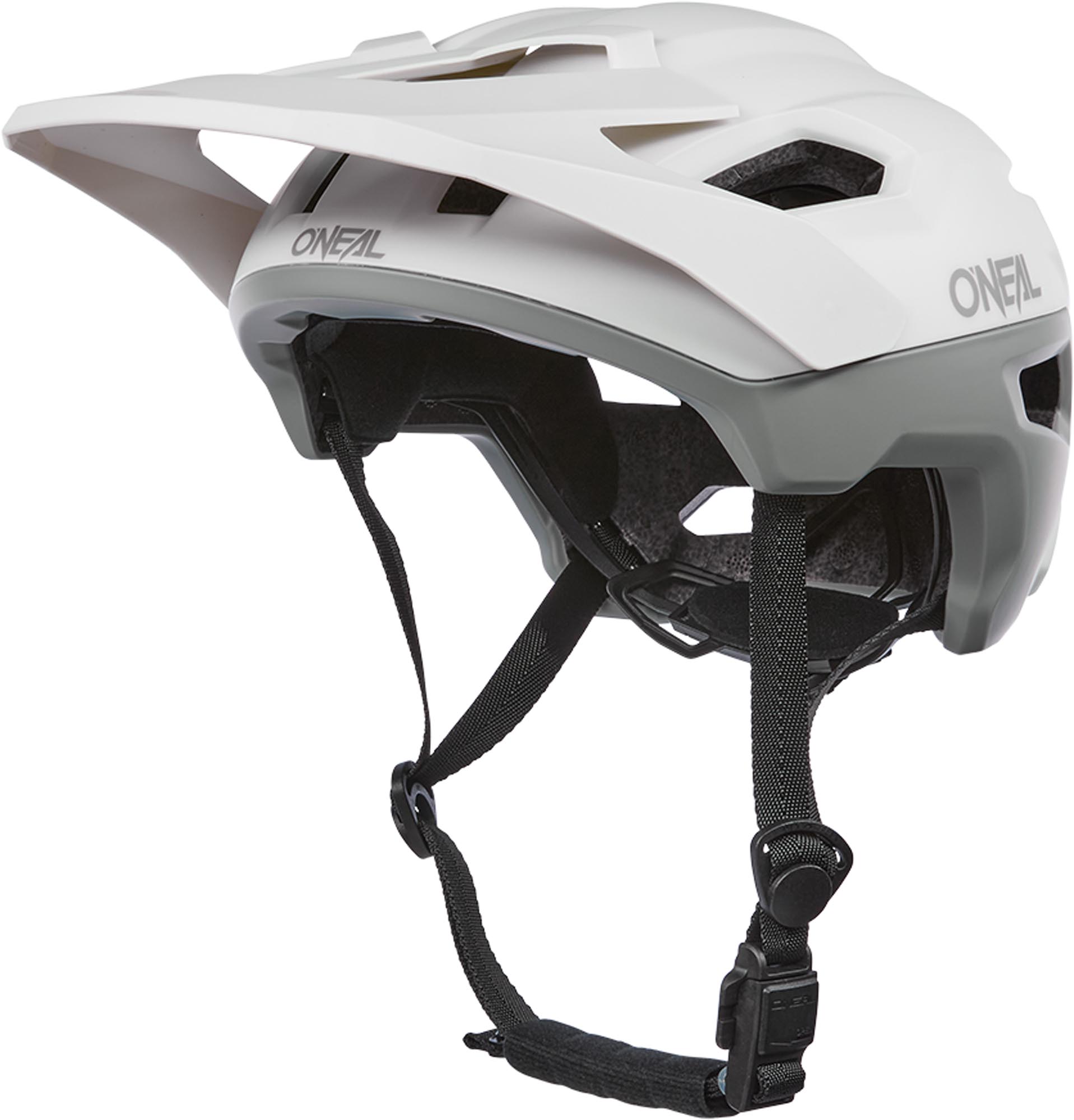 Oneal Trailfinder Evo Solid Bicycle Helmet white matt/grey S/M (54-58) Figure 1
