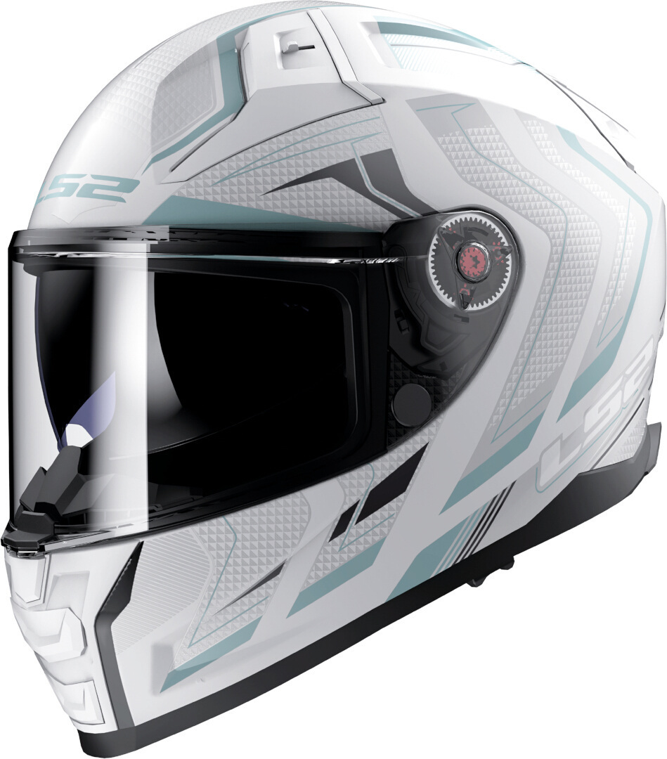 LS2 FF811 Vector II Alizer Capacete branco/prata XL (61/62) Figura 1