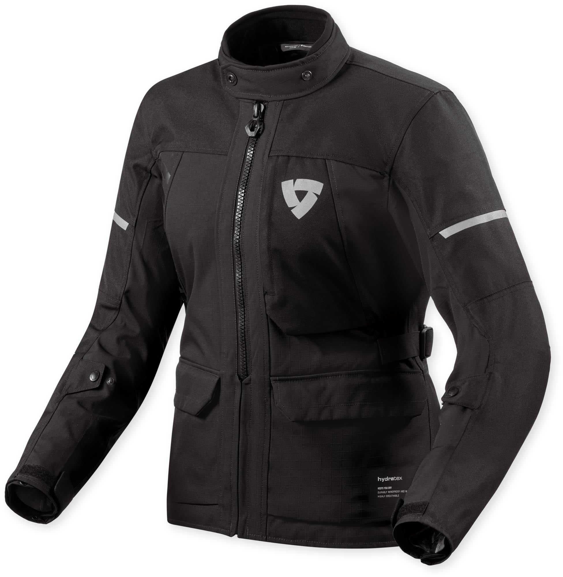 Revit Convergent H2O vandtæt dame motorcykel tekstiljakke Sort 44 Figur 1