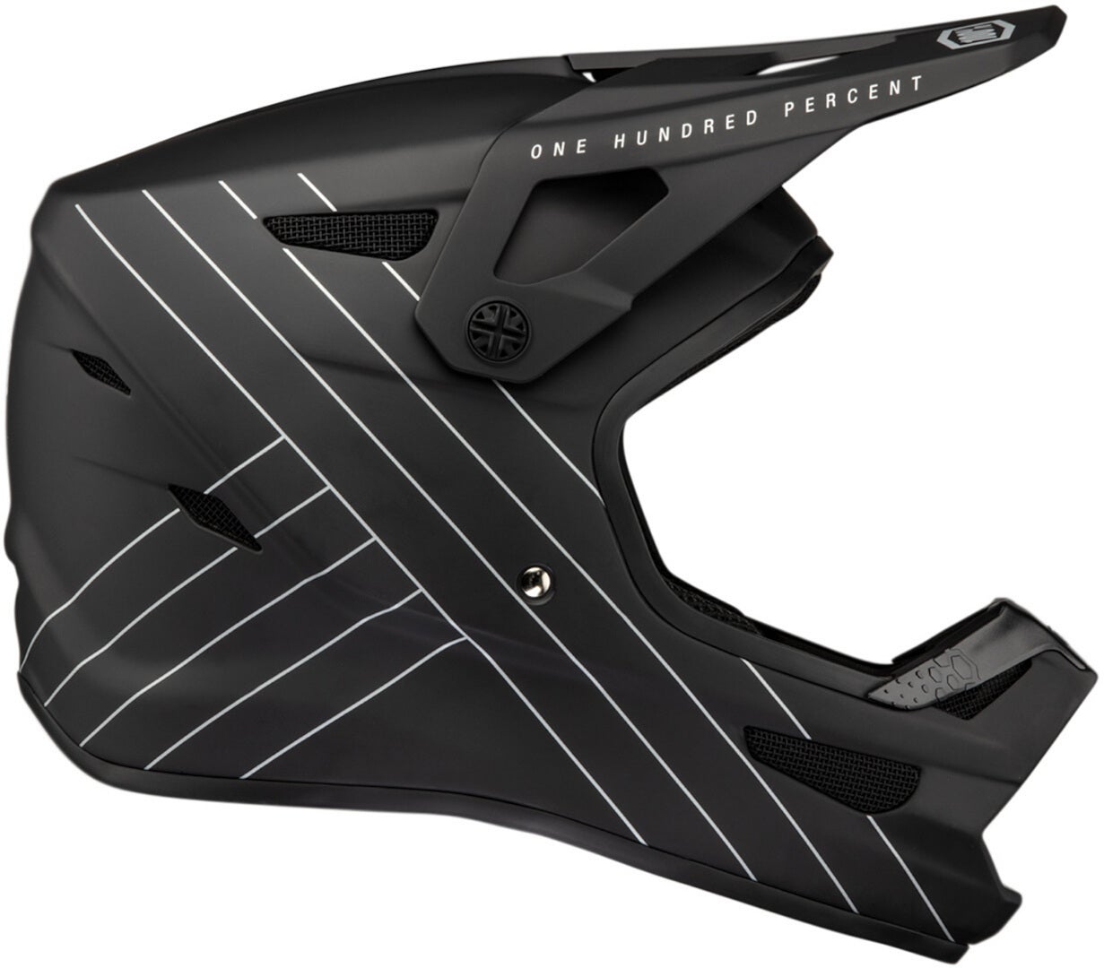 100% Status schwarz Downhill Helm XS (53/54) Abbildung 1