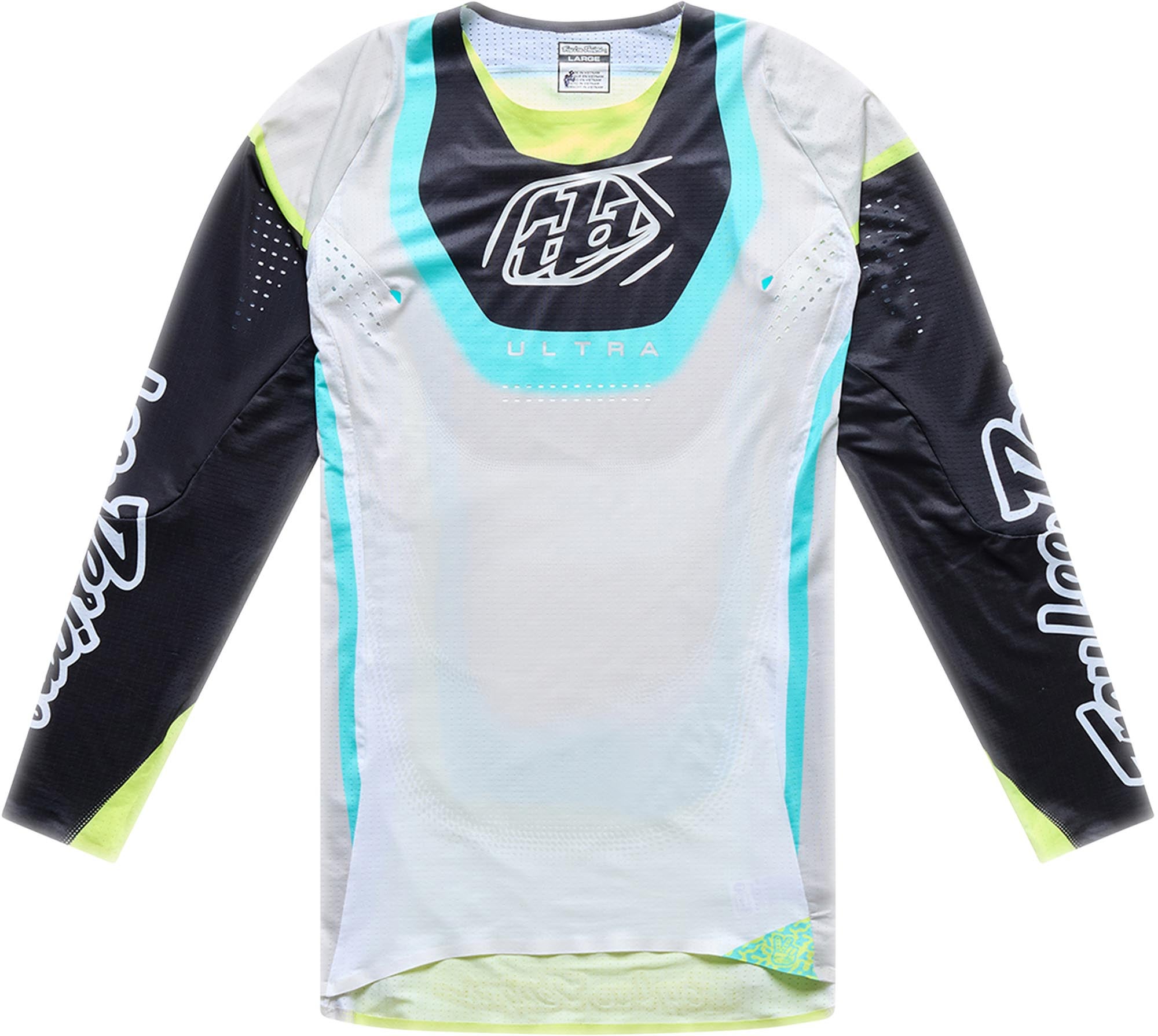 Troy Lee Designs SE Ultra Vision Motocross Jersey weiß/grau XL Abbildung 1