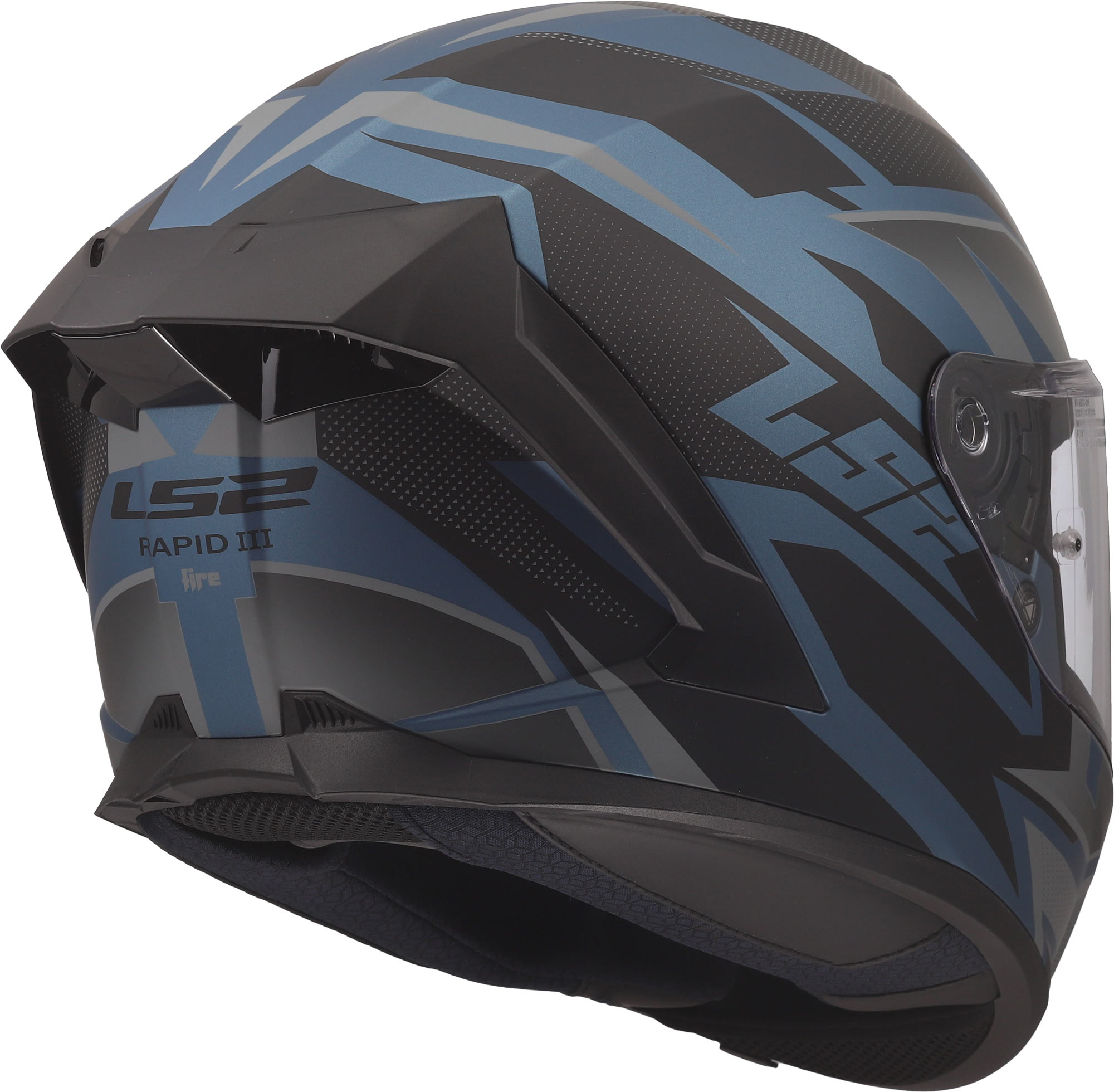 LS2 FF820 Rapid III Xtrem Helmet black/blue XL (61/62) Figure 11