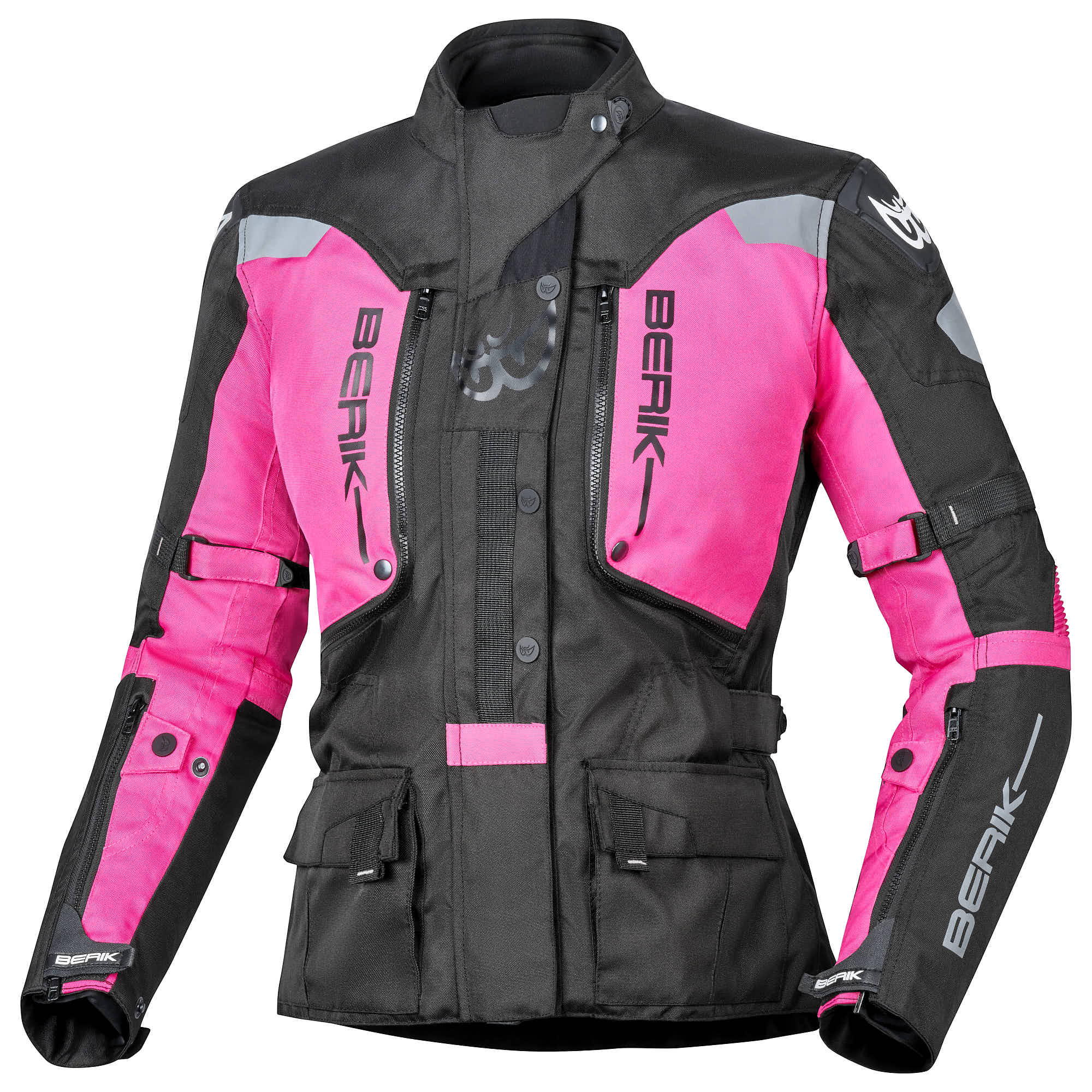 Berik Furmia veste Textil pour dames waterproof noir/rose 38 Figure 1