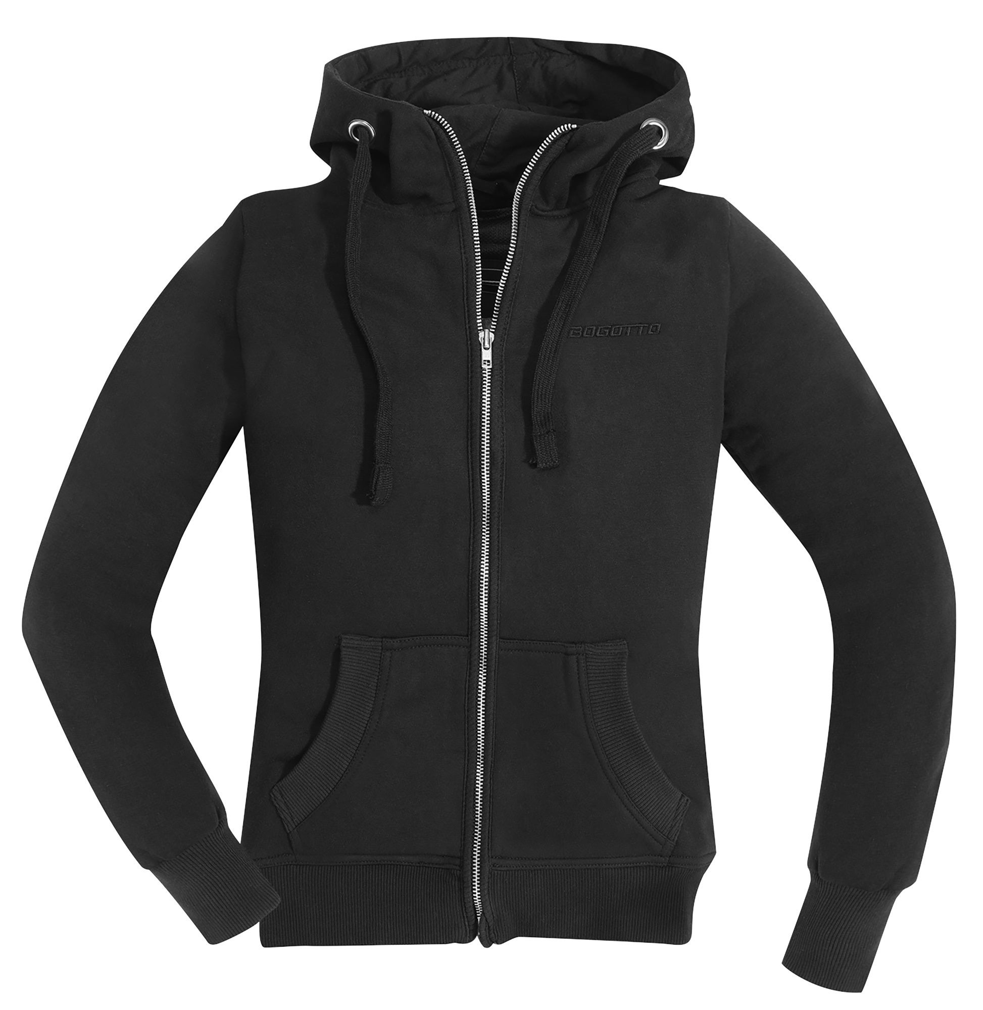 Side view of Bogotto R-Ace Ladies Motorcycle Zip Hoodie
