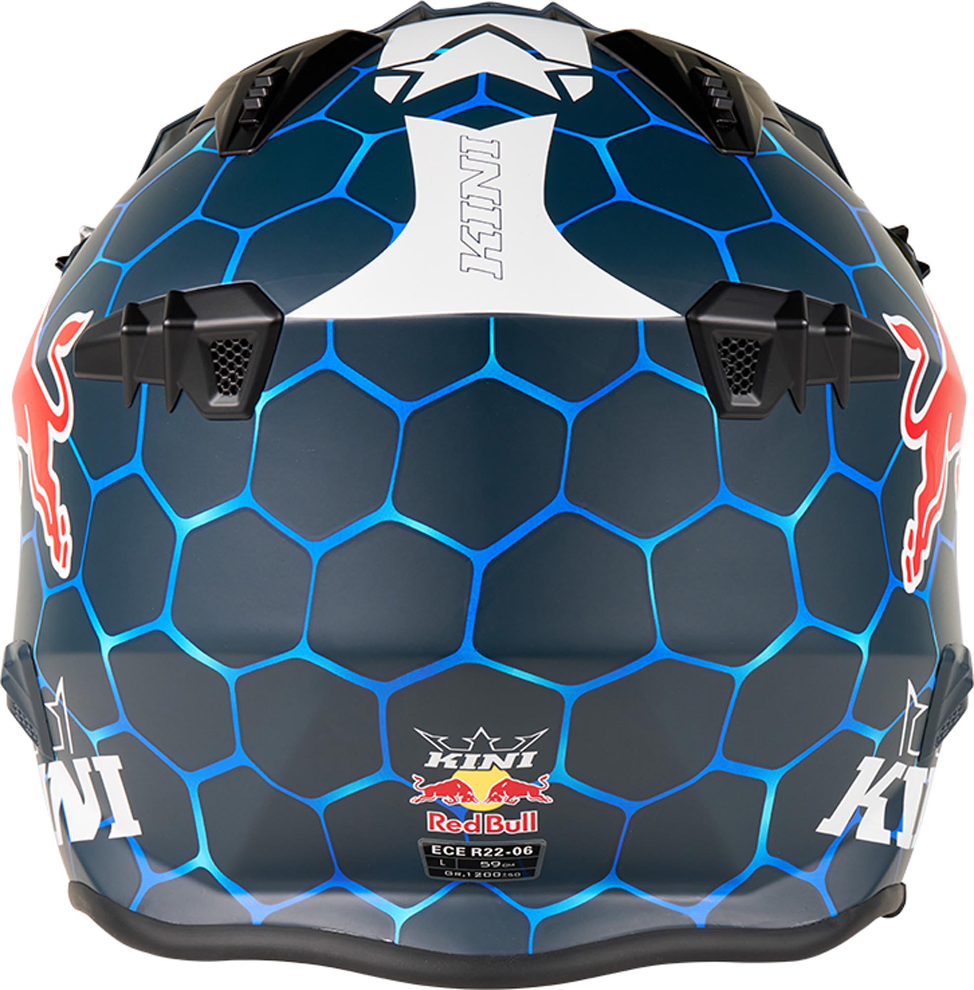 Kini Red Bull XDR 1.0 Prøvehjelm blå L Figur 5