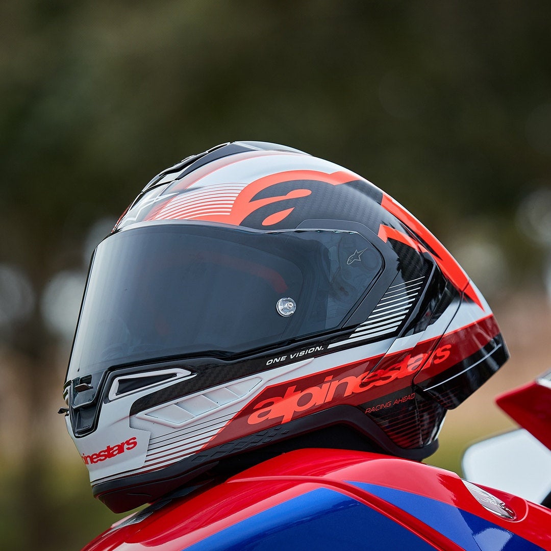 Alpinestars Supertech R10 Team Carbon Hjelm svart/rød/hvit XL (61/62) Figur 19