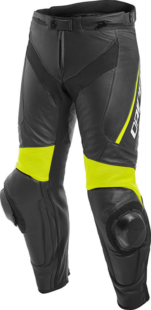 Dainese Delta 3 Motorcycle Leather Pants black/white Long 128 Figure 3