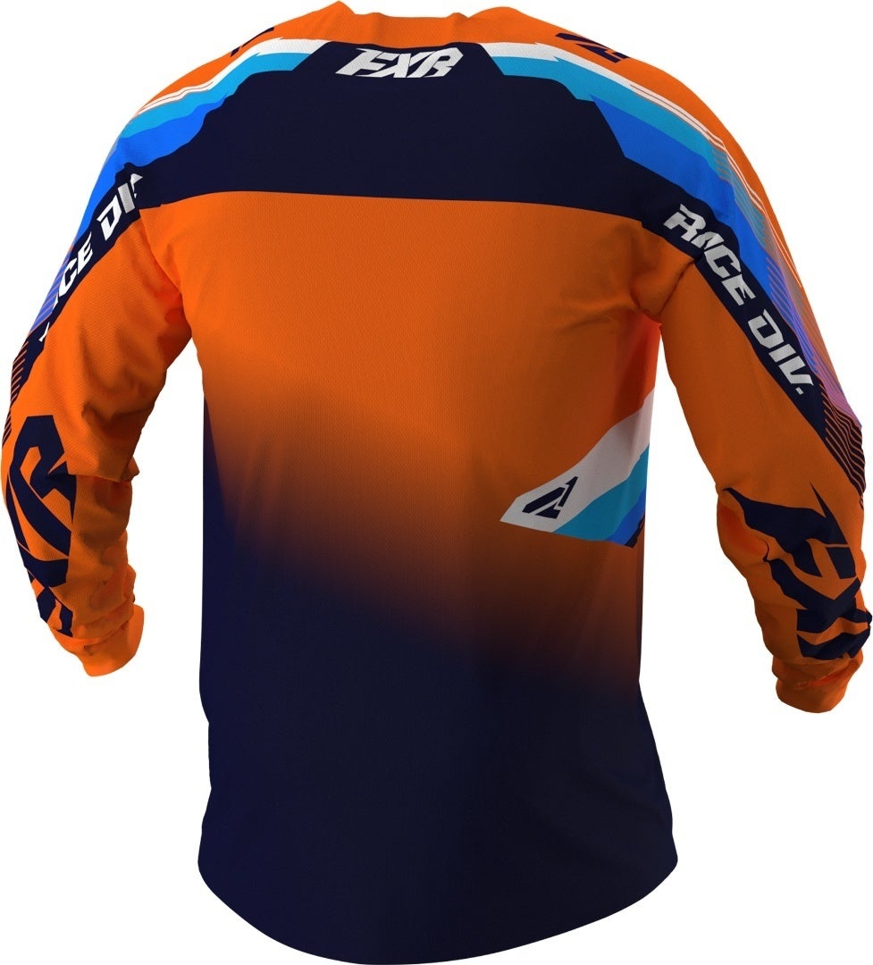 FXR Clutch MX Gear Motocross Jersey orange/mørkeblå L Figur 2
