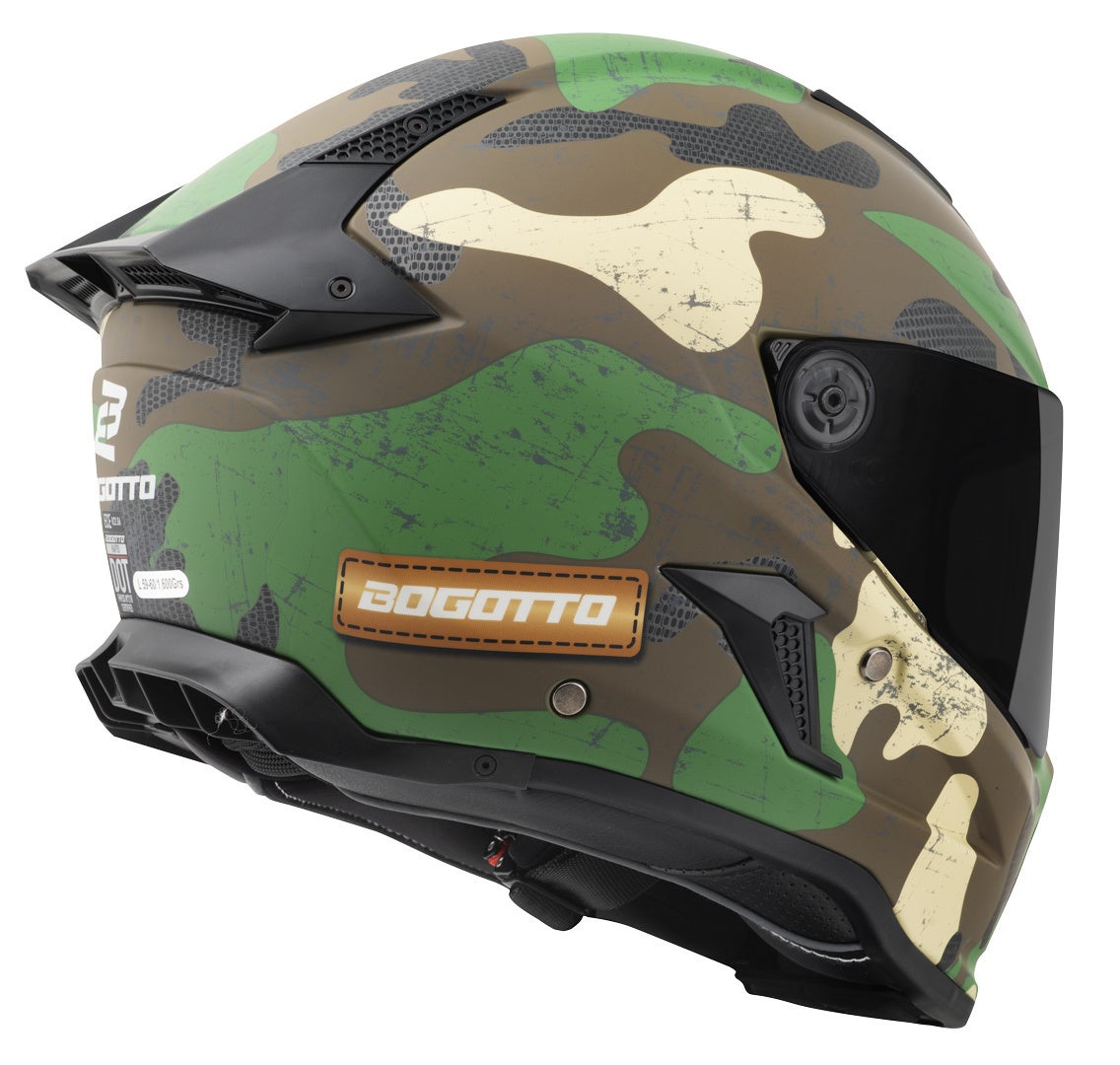 Bogotto Rapto Camo Helmet green matt 2XL Figure 3