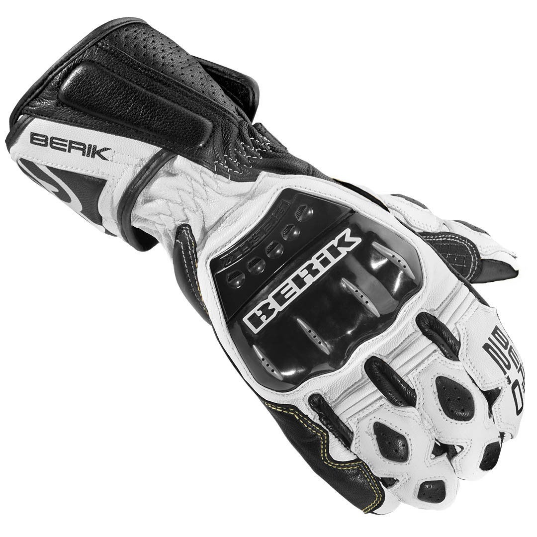 Berik Segullo Motorcykel handsker hvid/sort L Figur 1