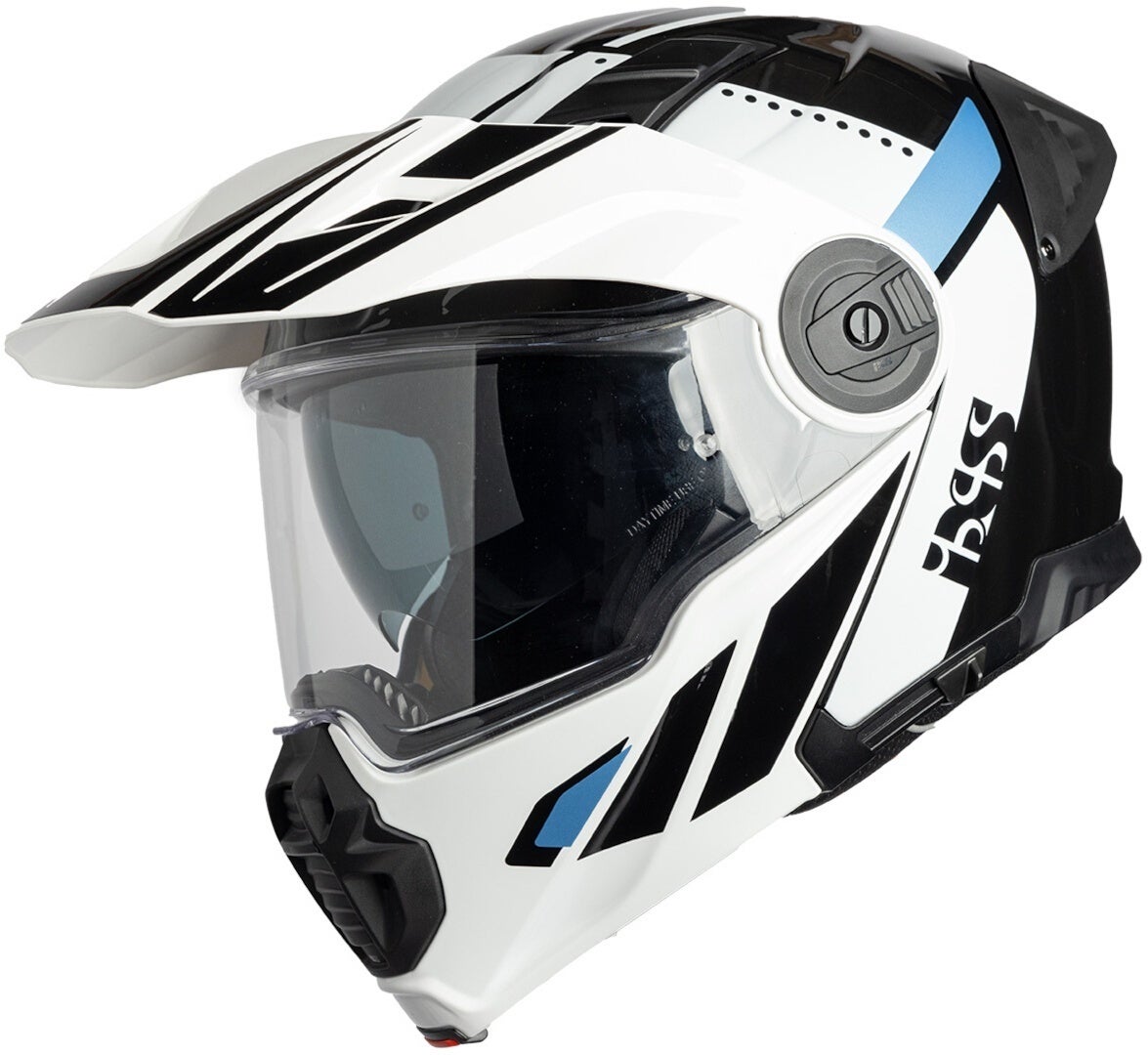 IXS Venture 1.0 Klapphelm weiß/schwarz/blau S (55/56) Abbildung 1