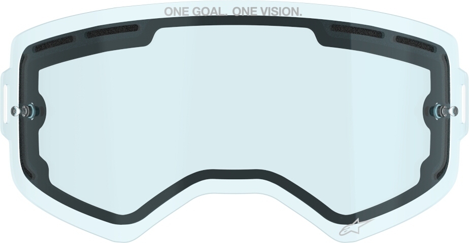 Alpinestars Supertech Dual Pane Obiectiv de rezervă albastru Figura 1