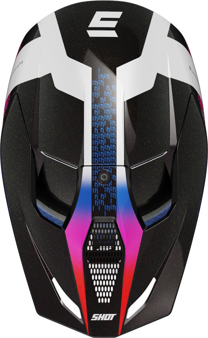 Shot Furious Electron Motorcross Helm paars/wit S (55/56) Figuur 2