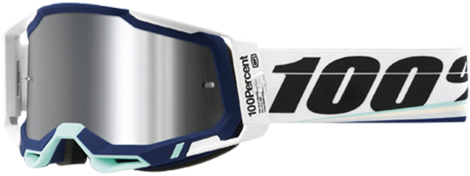 100% Racecraft II Arsham Motorcrossbril wit/blauw Figuur 2