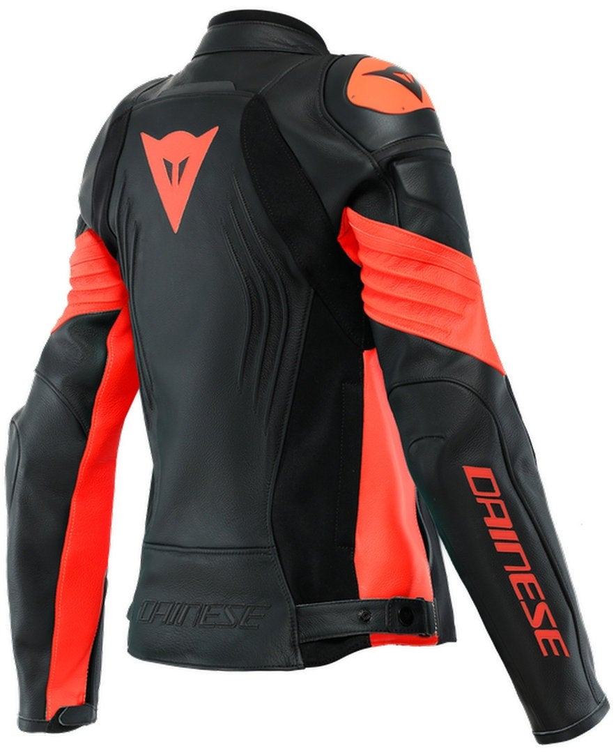 Dainese Racing 4 Damen Motorrad Lederjacke schwarz/rot 48 Abbildung 2