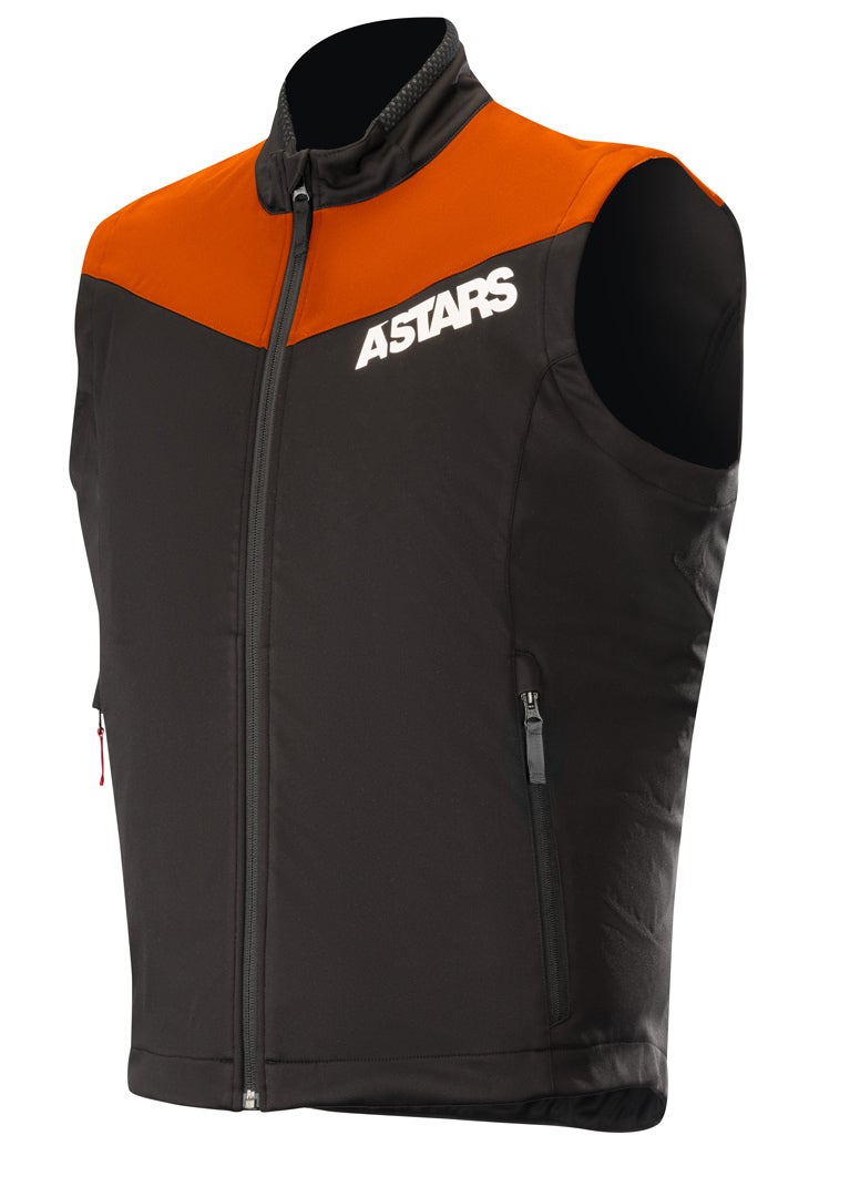 Alpinestars Session Race Colete de motocross preto/laranja M Figura 1