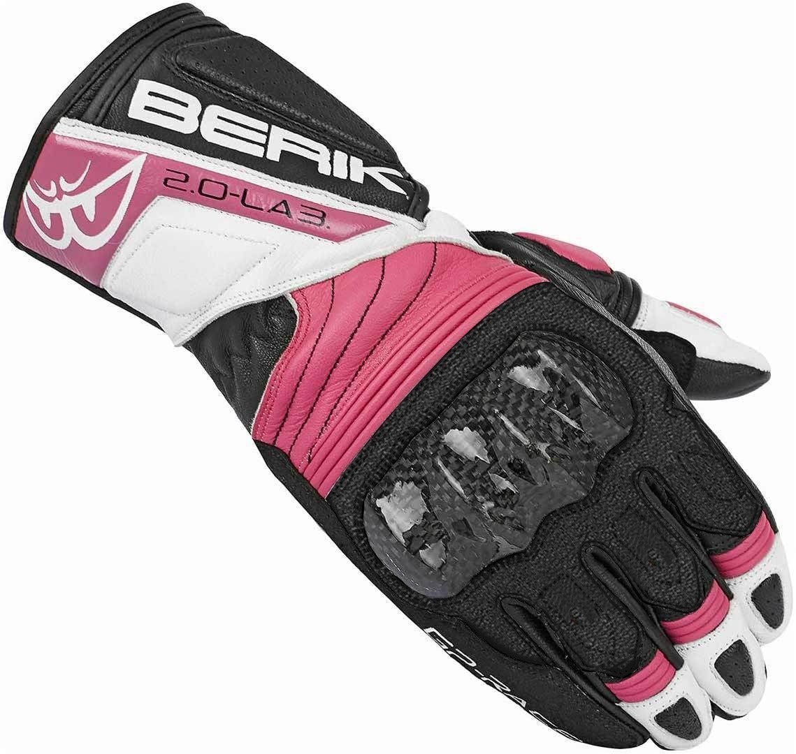 Berik Zoldar Gants de moto dames noir/rose S Figure 1