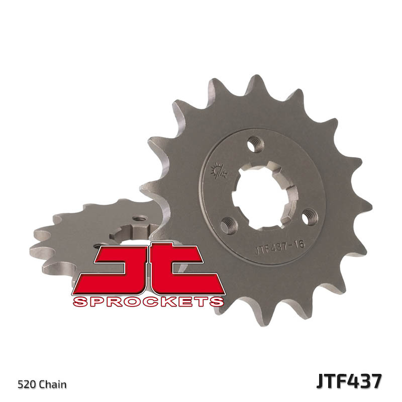 JT-DRIVHJUL Standard stål kedjehjul 437 - 520 Figur 1