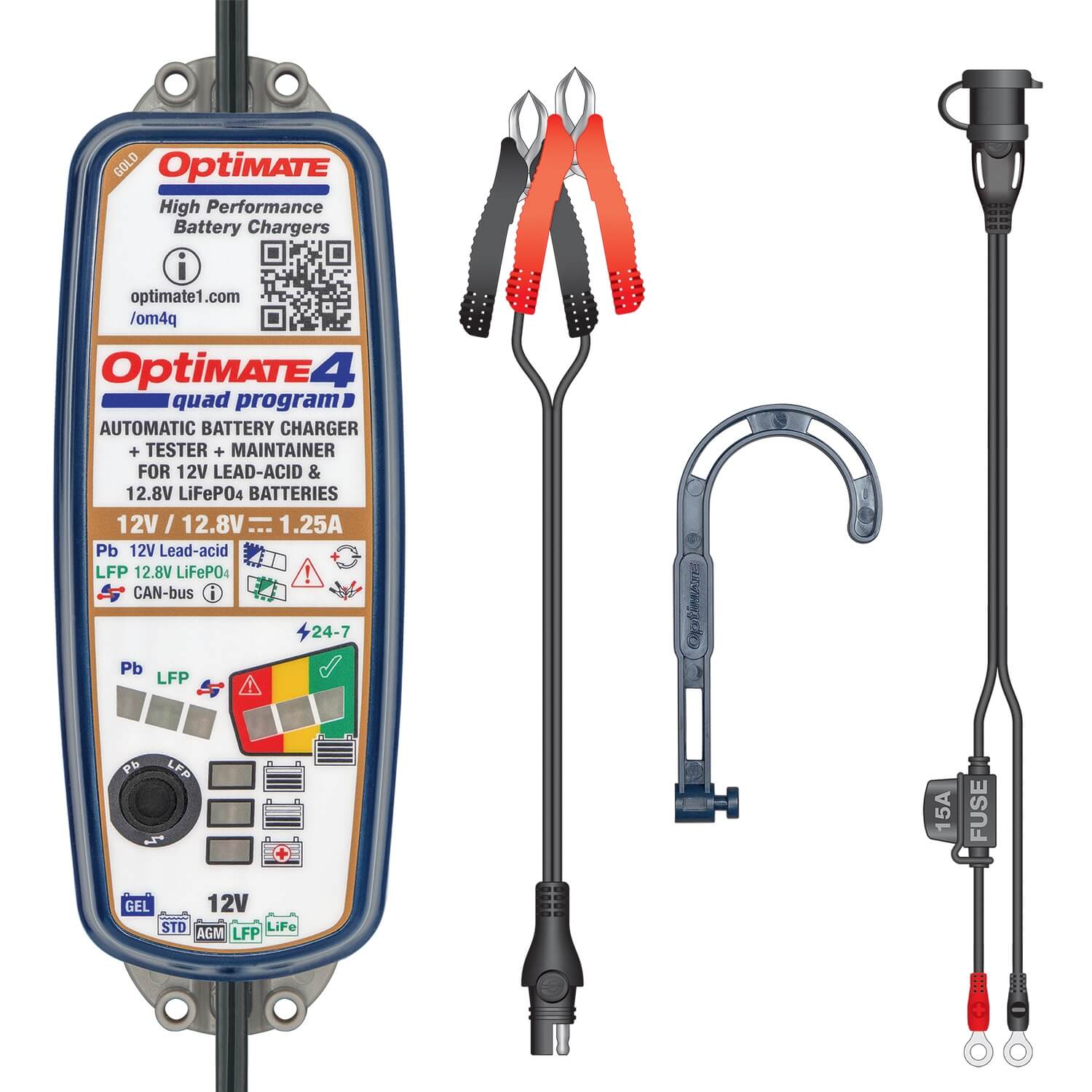 OPTIMATE Batterieladegerät Optimate 4 QUAD PROGRAM Figura 4