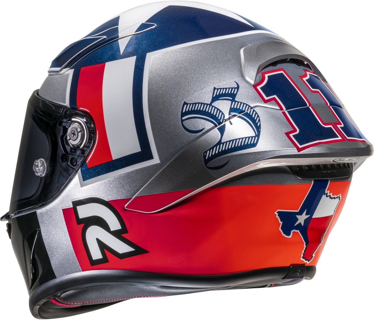 HJC RPHA 1 Ben Spies Silverstar Hjälm XL (60/61) Figur 3