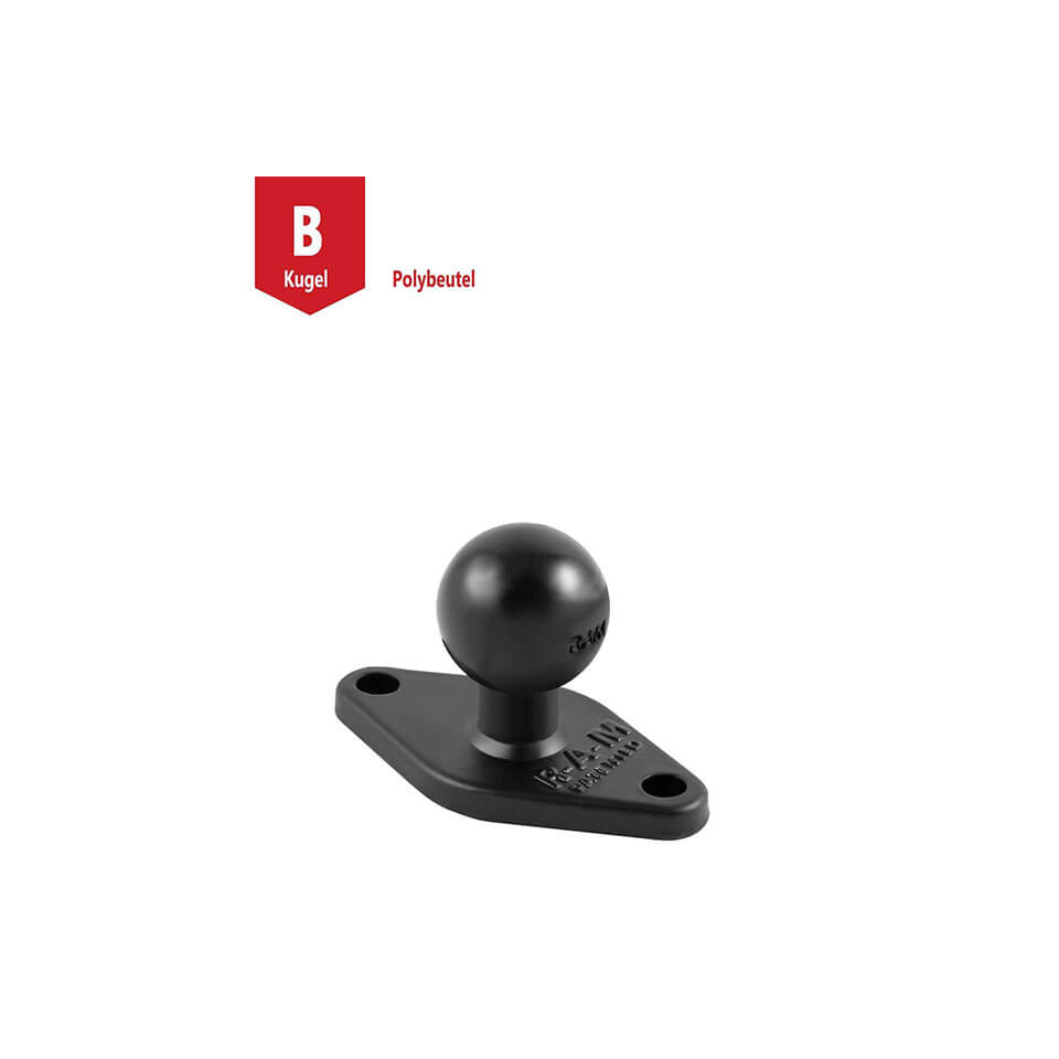 RAM Mounts Diamond basisplaat (trapezium) - B-ball (1 inch) Hoofdartikel Figuur 1
