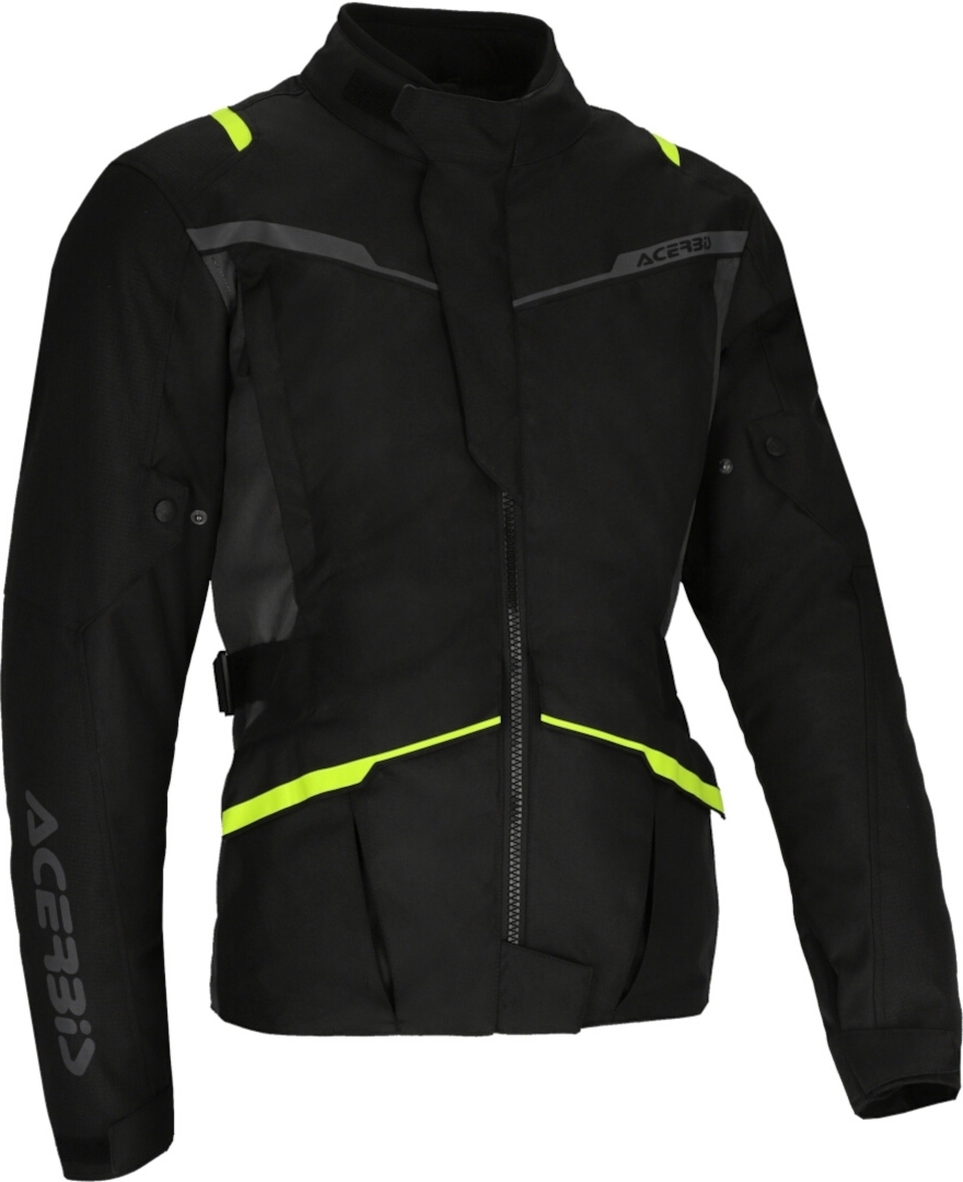 Acerbis CE X-Travel Waterproof Jachetă textilă pentru motociclete negru/galben M Figura 1