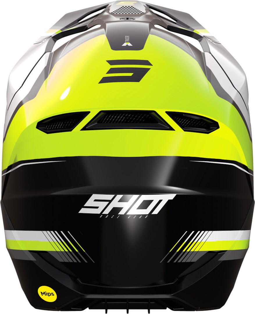 Shot Race Tracer Casco Motocross nero/giallo/bianco M (57/58) Figura 2
