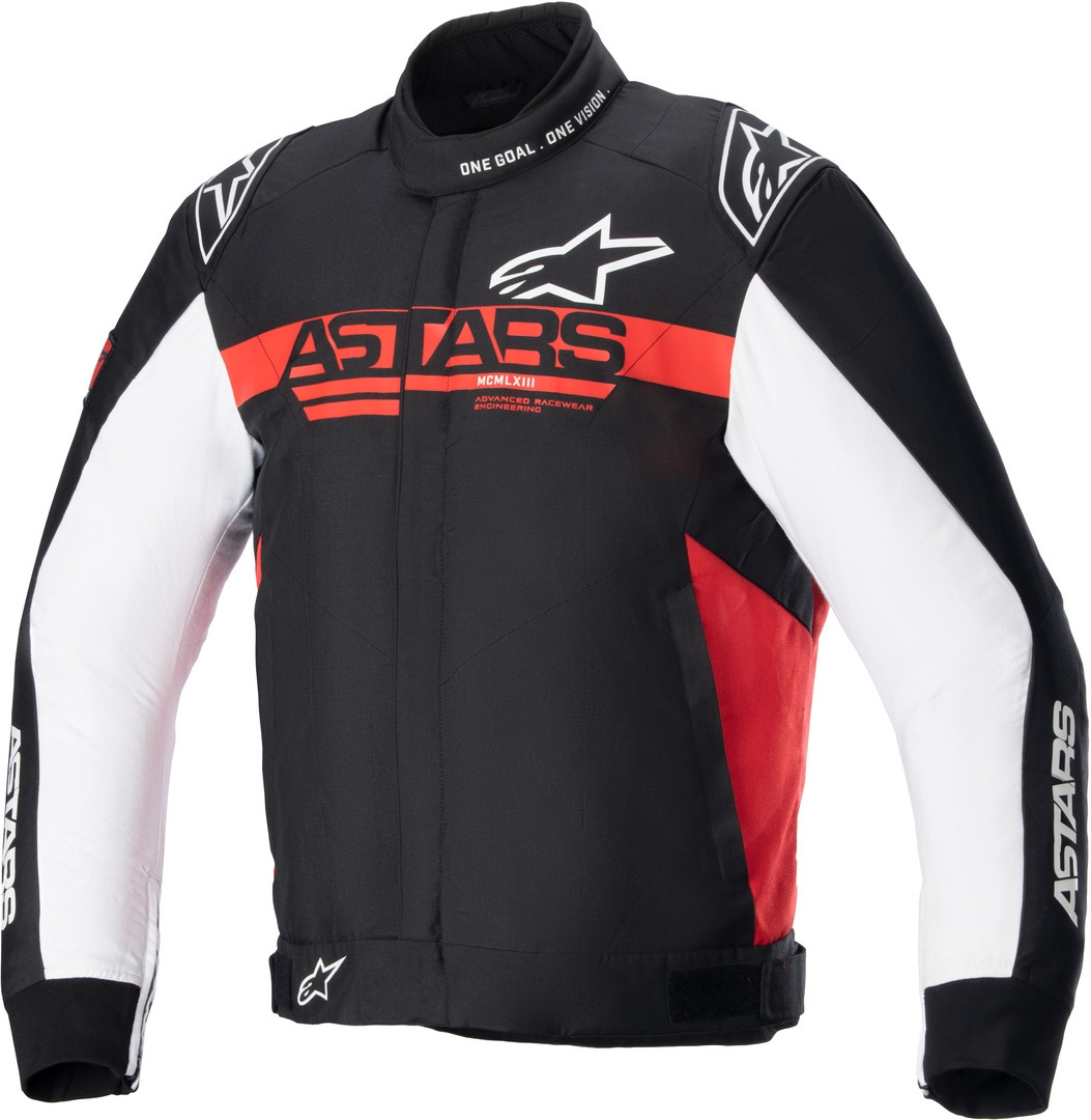Alpinestars Monza Sport Motorcycle Textile Jacket black/red/white M Figure 1