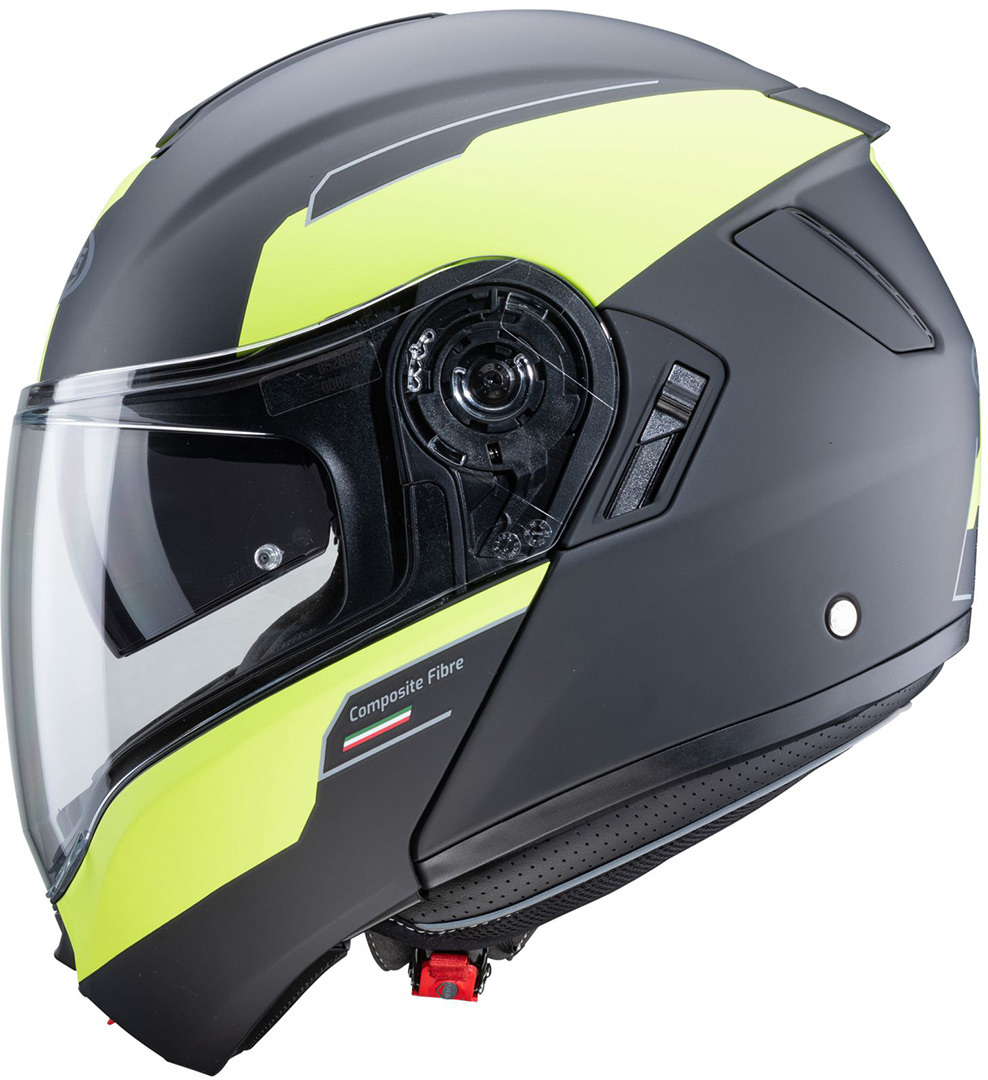 Caberg Levo Prospect ヘルメット ブラックマット/イエロー S(55/56) 図2