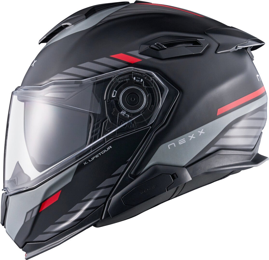 Nexx X.Lifetour Globe Casco nero/rosso opaco XXXL (65/66) Figura 3
