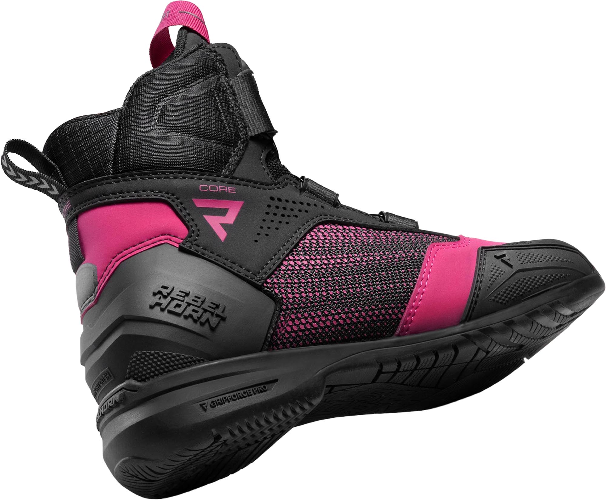 Rebelhorn Core Damen Motorrad Schuhe schwarz/rosa 42 Abbildung 5
