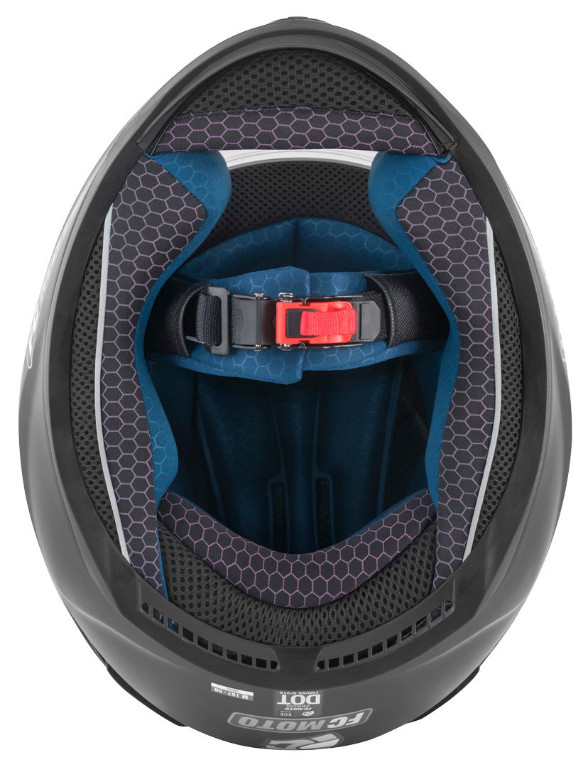 FC-Moto FF114B Casco nero opaco M Figura 7