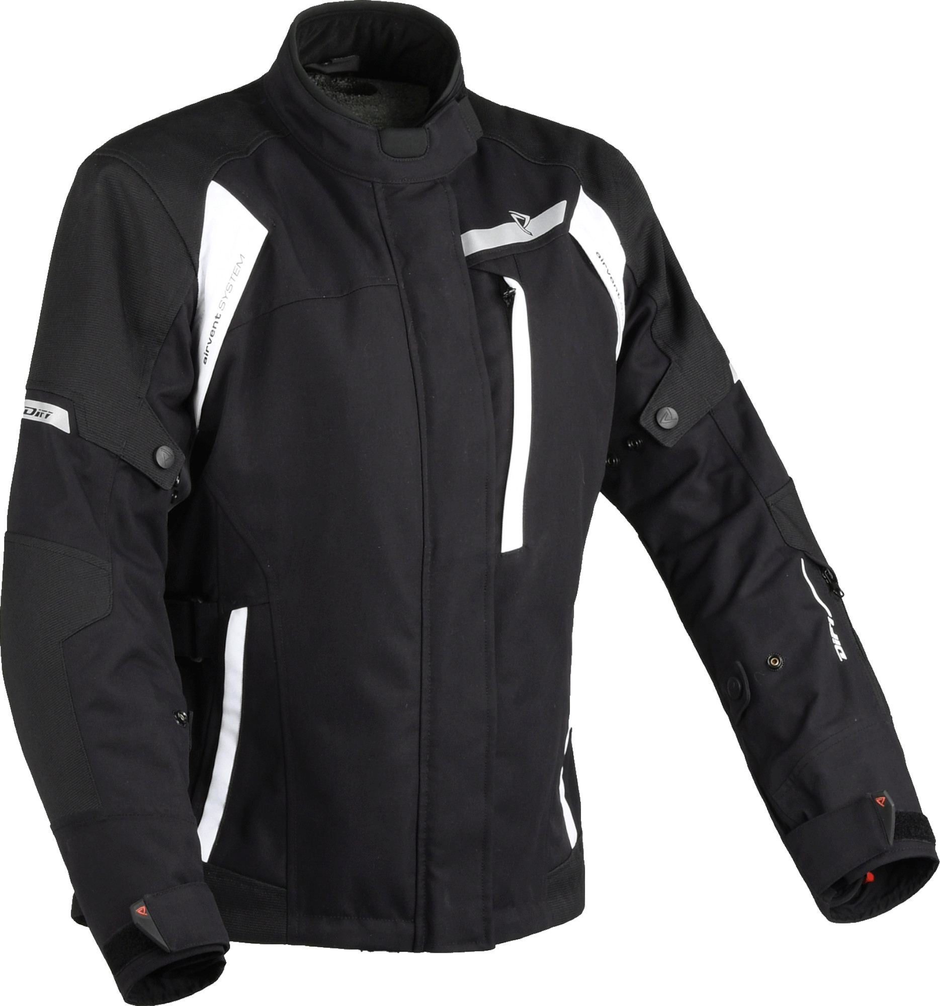 DIFI Alexis Aerotex imperméable dames moto textile veste Noir/Blanc 2XL Figure 1