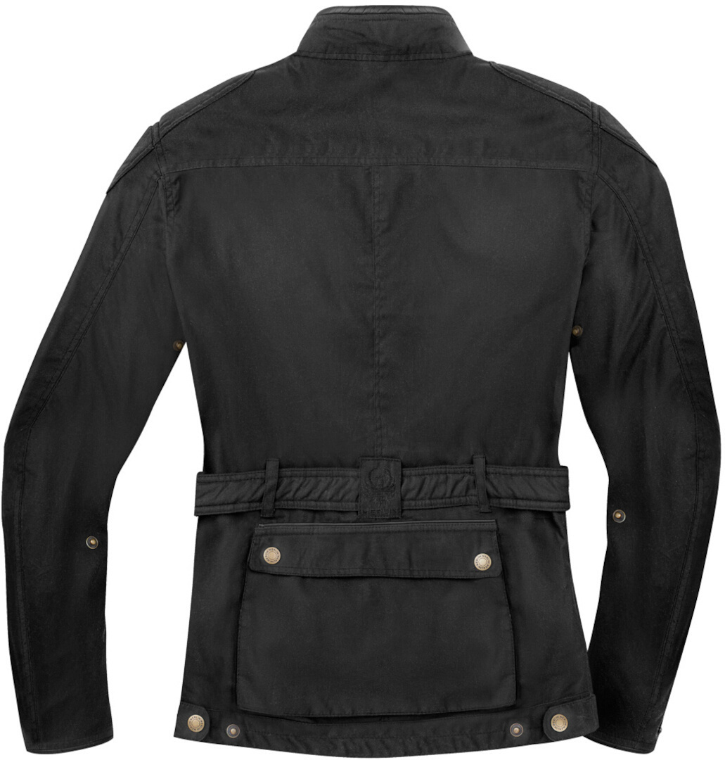 Merlin Kurkbury Motorcycle Waxed Jacket black L Figure 4