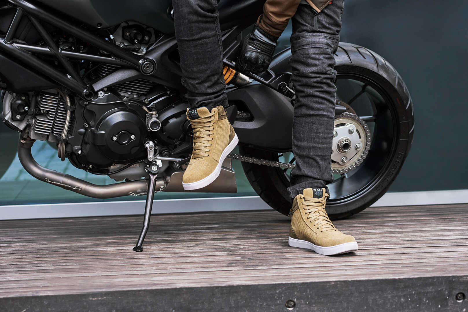 SHIMA SX-2 Evo perforated Motorcycle Shoes brown 44 Figure 7