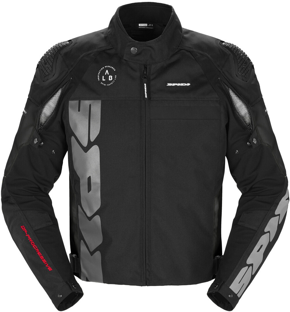 Spidi Progressive Tex perforierte Motorrad Textiljacke schwarz XL Abbildung 1