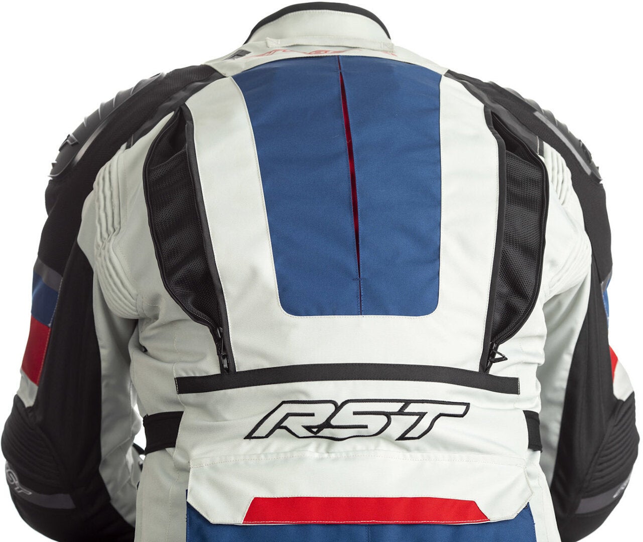 RST Adventure-X Airbag Motorcycle Textile Jacket white/blue/red L Figure 9
