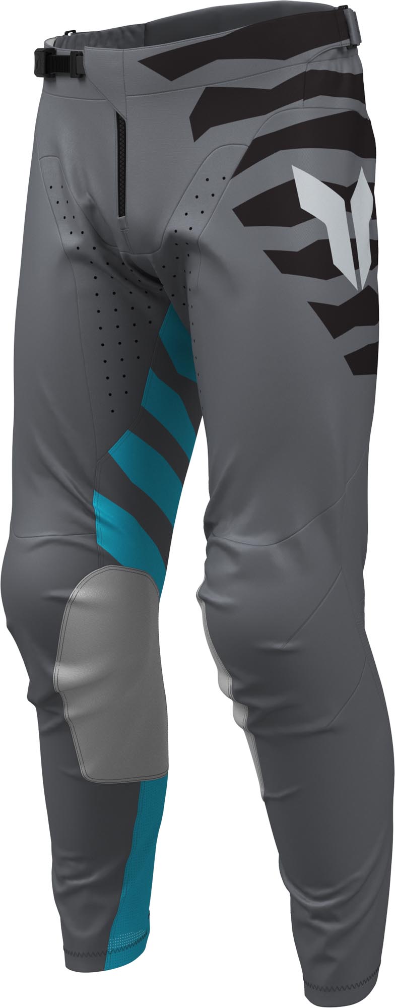 Thor Launchmode Shredder Motocross hlače siva/modra 34 Slika 1