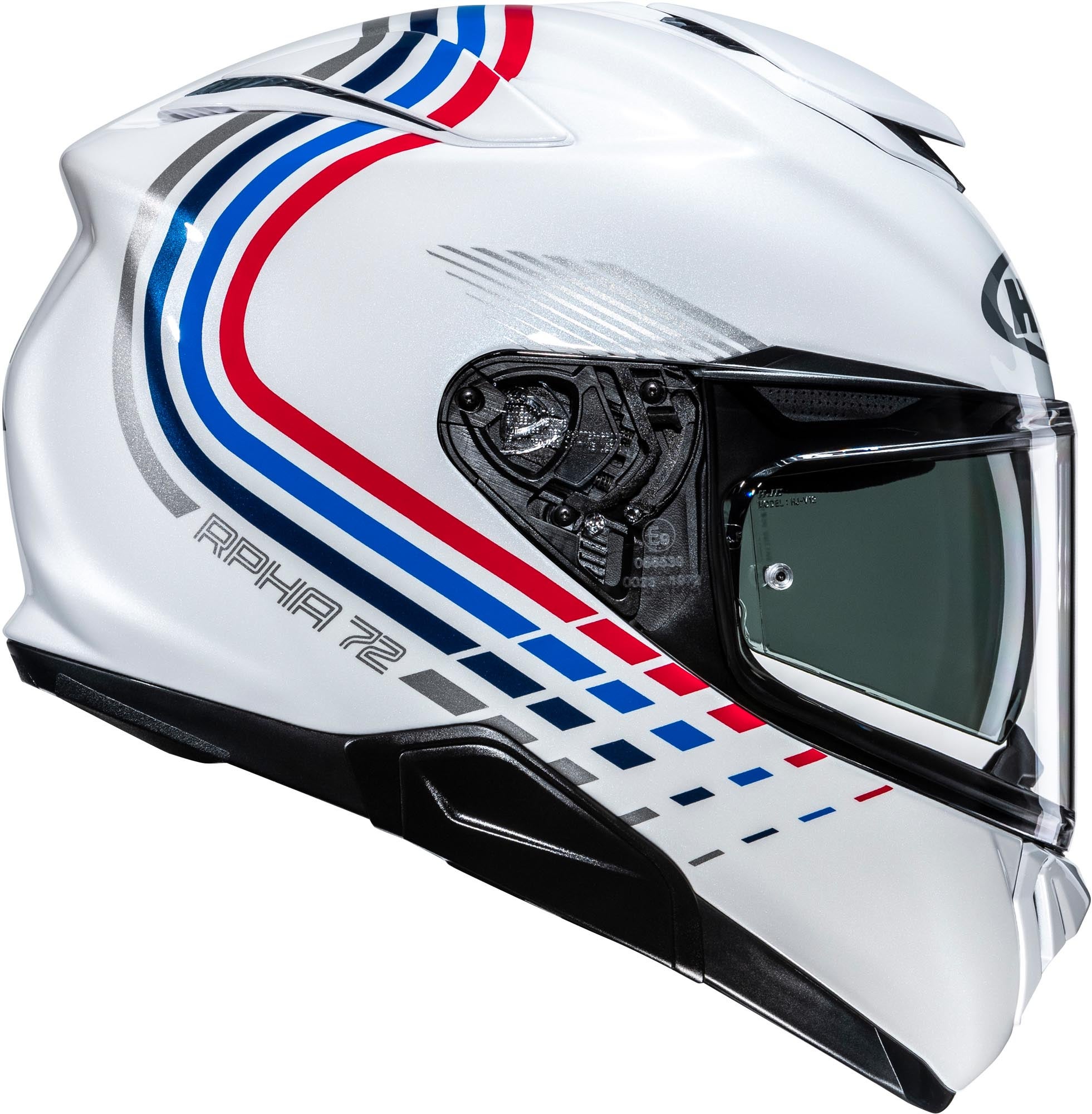 HJC RPHA 72 Veldine Helmet white/red/blue XL (60/61) Figure 2